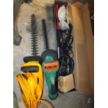 A BLACK AND DECKER TRIMMER, TOGETHER WITH TWO OTHER EXAMPLES ETC