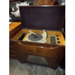 A RETRO RADIOGRAMME WITH MONARCH TURNTABLE