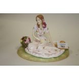 A ROYAL ALBERT FIGURE OF THE YEAR 2012 OLD COUNTRY ROSE SUMMER ROSE RA27