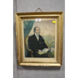 A FRAMED AND GLAZED BAXTER PRINT DEPICTING WILLIAM KNIBB OF JAMAICA (ABOLISHMENT OF SLAVERY)