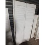 A PAIR OF AMERICAN STYLE SHUTTERS H-163 CM X W-67 CM