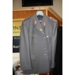 A GREY GERMAN MILITARY OFFICERS JACKET