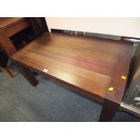 A MODERN DARK LOW COFFEE TABLE H 50 W 106 CM