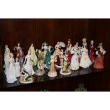 A QUANTITY OF FRANCESCA PORCELAIN FIGURES