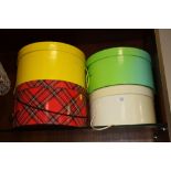 FOUR HAT BOXES AND CONTENTS