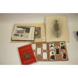 A COLLECTION OF WAR RELATED PHOTOGRAPHS, GERMAN CIGARETTE CARDS ETC