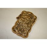 AN ORNATE FIGURATIVE ART NOUVEAU TYPE VESTA CASE