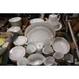 THREE BOXES OF KEENAN CONTEMPORARY NORITAKE TEA AND DINNERWARE