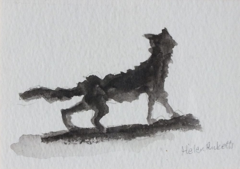 HELEN RICKETTS. Late 20th / early 21st century impressionist cat studies, all signed lower edge, - Image 4 of 5