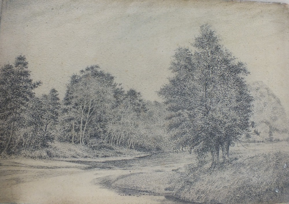 HERBERT OSWALD LUMBY. Twentieth century British school, seven various wooded landscapes, some signed - Image 9 of 9