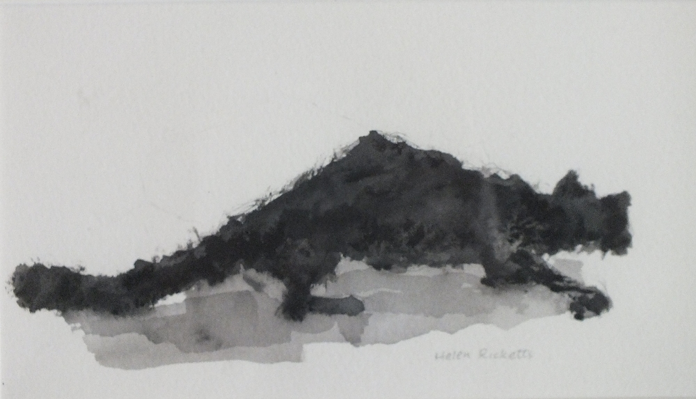 HELEN RICKETTS. Late 20th / early 21st century impressionist cat studies, all signed lower edge, - Image 2 of 5