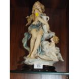 A LIMITED EDITION CAPO DI MONTE FLORENCE FIGURE