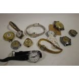 A BAG OF ASSORTED VINTAGE LADIES WRISTWATCHES