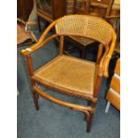 A BERGERE ARMCHAIR