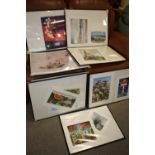 A COLLECTION OF UNFRAMED SURREALIST SIGNED LIMITED EDITION PRINTS BY MARK COPELAND TOGETHER WITH