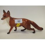 A BESWICK FOX FIGURE A/F