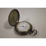 AN ANTIQUE SILVER TURKISH MARKET POCKET WATCH