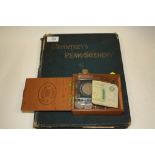 A CHANTREY'S PEAKSCENERY BOOK TOGETHER WITH A BOX OF COINS AND NOTES