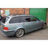 BMW 320d 1.9 DIESEL ESTATE CAR, 2004, MOT AND SERVICE HISTORY, APPROX 183,000 MILEAGE