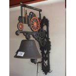 ***A MODERN CAST METAL TRACTION ENGINE BELL