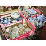 TWO TRAYS OF ASSORTED ROYAL WINTON CHINTZ AND OTHER SIMILAR CERAMICS TO INCLUDE A QUANTITY OF