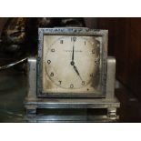 A GERMAN KIENZLE-CROMETA ART DECO STYLE DESK CLOCK A/F