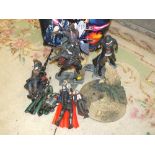 A QUANTITY OF ASSASSIN'S CREED FIGURES