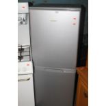 A FRIGIDAIRE SILVER FRIDGE FREEZER