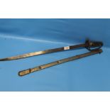 A 19TH CENTURY CHILDS TOY INFANTRY SWORD