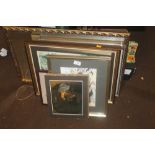 A COLLECTION OF ASSORTED PICTURES AND PRINTS TO INCLUDE AN OIL