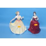 TWO ROYAL DOULTON FIGURINES TO INCLUDE INNOCENCE AND DEBORAH