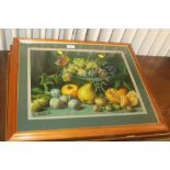 A QUANTITY OF FRAMED AND GLAZED PRINTS TO INCLUDE STILL LIFE EXAMPLES