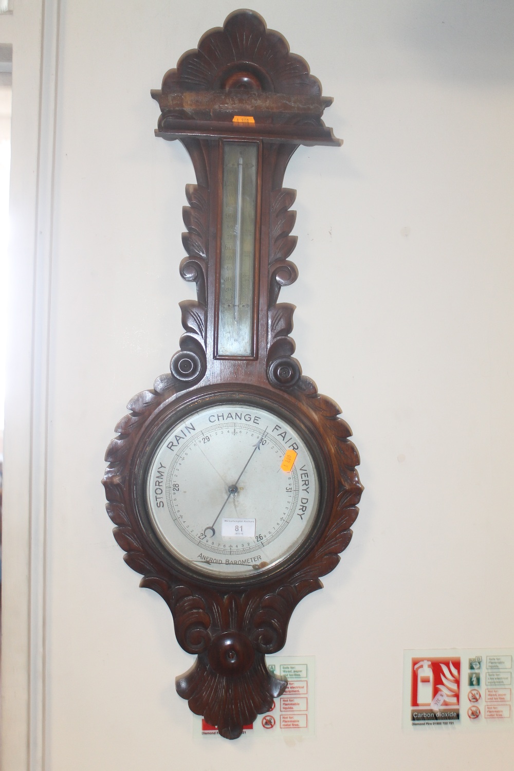 AN ANEROID BAROMETER
