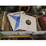 THREE BOXES OF VINTAGE 78 RPM RECORDS