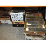 A LARGE QUANTITY OF VINTAGE BOOKS TO INCLUDE RADIO HAM GUIDES ETC.