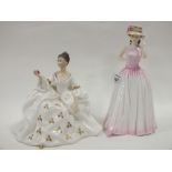 TWO ROYAL DOULTON FIGURES 'MY LOVE' HN 2339, AND 'HAPPY BIRTHDAY' HN 4215