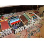 FIVE BOXES OF BOOKS TO INCLUDE HAM RADIO