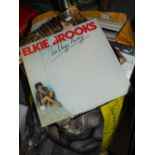 TWO BAGS OF ASSORTED LP RECORDS AND 7" SINGES