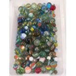 A COLLECTION OF VINTAGE MARBLES