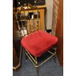 A BRASS CHAIR