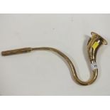 AN UNUSUAL BRASS HORN