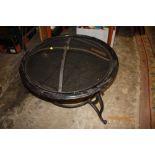 A CIRCULAR FIRE PIT