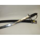 AN EASTERN STYLE CAVALRY SWORD AND SHEATH