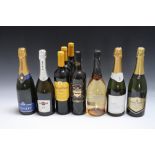 9 BOTTLES OF ASSORTED STILL AND SPARKLING WINES TO INCLUDE 3 BOTTLES OF CAMPO VIEJO RIOJA 2015