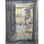 CIRCLE OF ALFRED FREDERICK WILLIAM HAYWARD (1856-1939). English school, impressionist cottage
