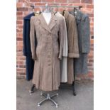 SIX ASSORTED 1930S AND LATER VINTAGE LADIES COATS, to include three Rodex examples etc. (6)