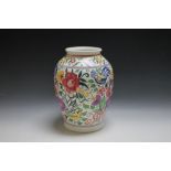 A LARGE POOLE VASE, signed N.Blackmore to base, H 34 cm