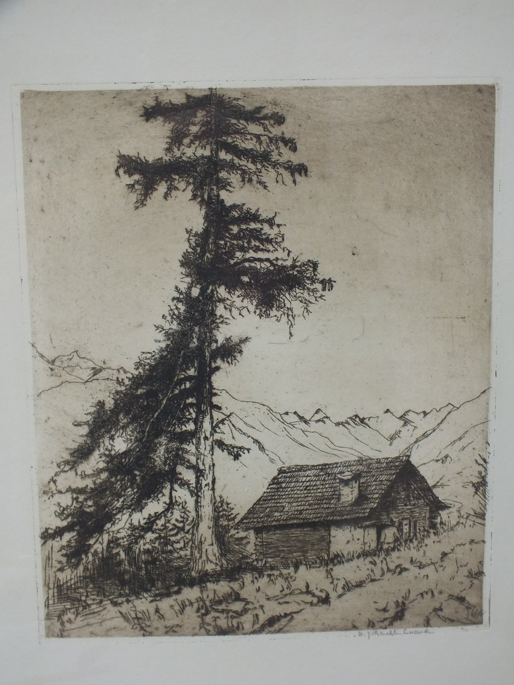HENRIETTA JOHANNA REUCHLIN-LUCARDIE (1877-1970). Dutch school, a figure and hut in Montana, see - Image 3 of 4