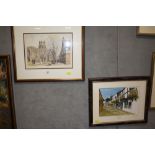 TWO LOCAL INTEREST SIGNED PRINTS OF STAFFORD