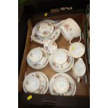 A TRAY OF MINTON MARLOW CHINA